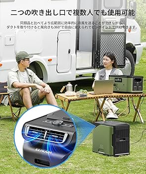 Amazon | EENOUR ポータブルエアコン PA600 冷房能力1.758kW